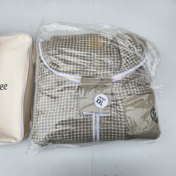 NEW Humble Bee 322 Aero 2XL Beekeeping Jacket with Square Veil Bee suit Vented V - Picture 4 of 15